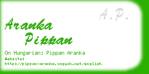 aranka pippan business card